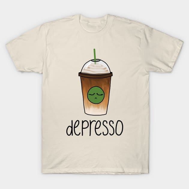 Depresso Espresso T-Shirt by sparkling-in-silence